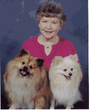 Doris with Poms Photo